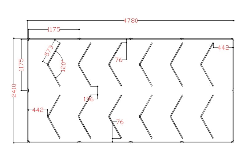 SinoStar Designer Lighting For Workshop SS DL 3028 size
