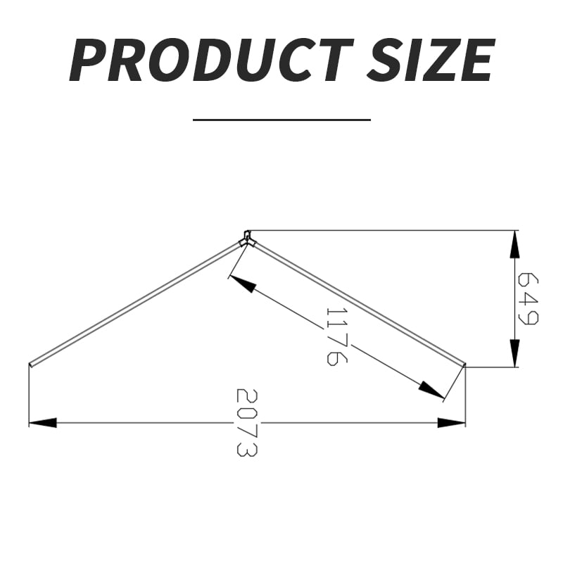 SinoStar Designer Lighting For Workshop SS DL C205 SIZE