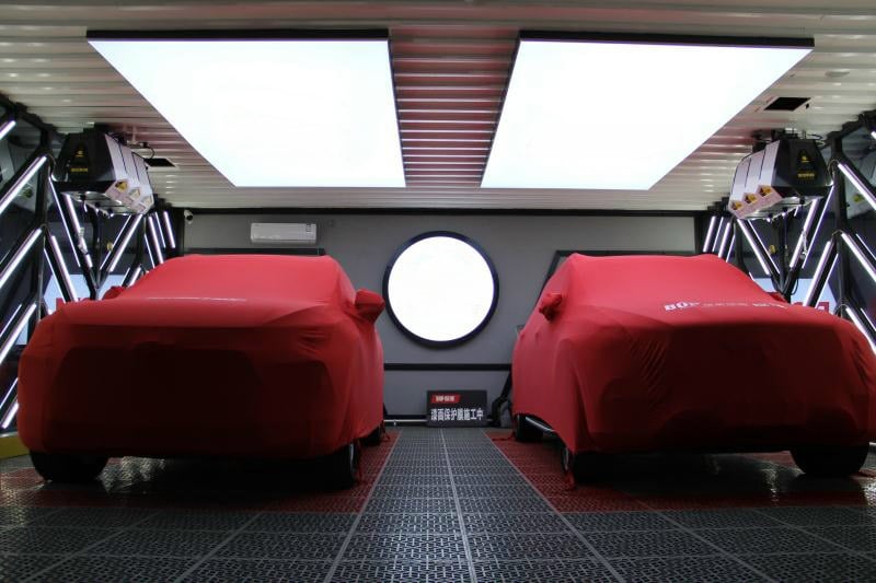 SinoStar led soft box light for car detailing real1