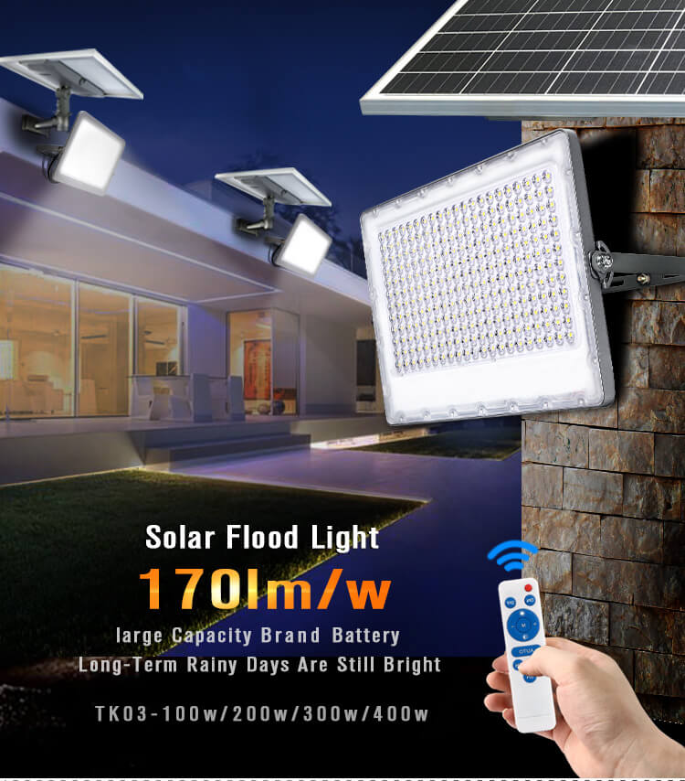 LED SOLAR FLOOD LIGHTS MANUFACTURER SUPPLIER CHINA TK03 1