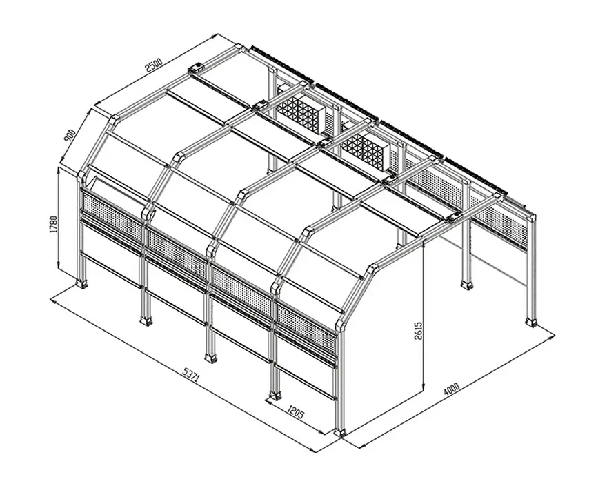 SINOSTAR LIGHT TUNNEL E2015 SIZE