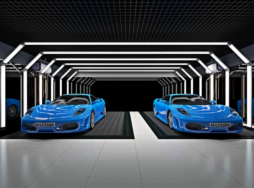 SinoStar light tunnel E1009 double cars