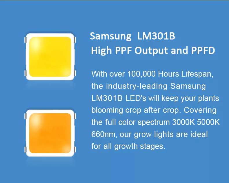 dimming quantum board LED grow light 450W 400W 500 lm301b samsung sinostar lighting 199 5