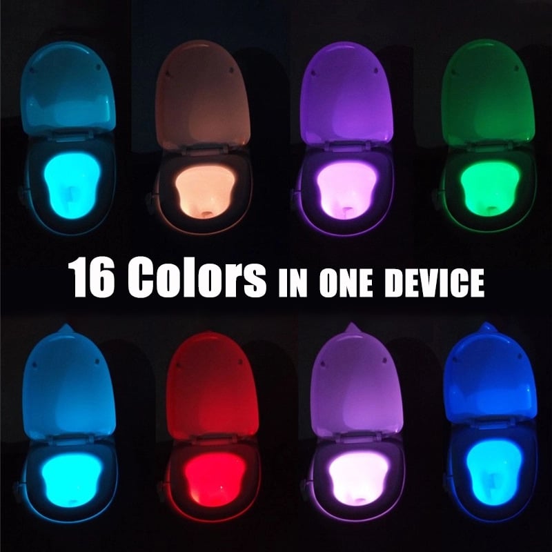 PIR SENSOR LED TOILET LIGHT WITH COLOR CHANGING 10