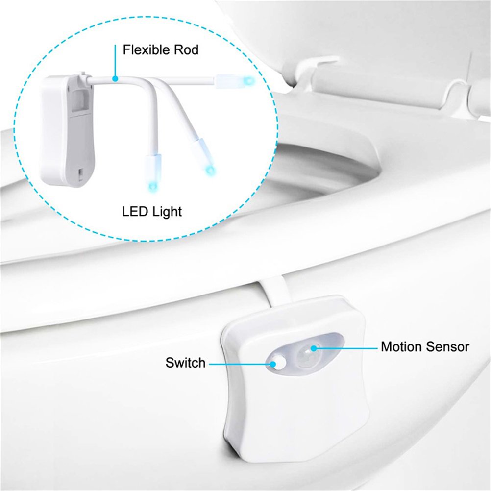 PIR SENSOR LED TOILET LIGHT WITH COLOR CHANGING 2
