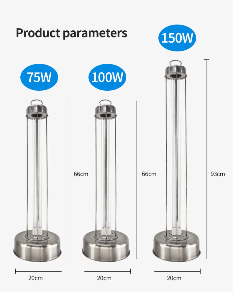 portable uvc sterilization light 4