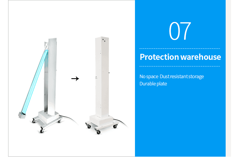 60w 80w 100w 150w UVC Hostital school disinfection germicidal santitizer trolly 6