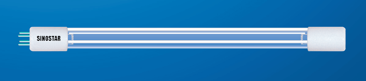 Single ended 4 pins UV germicidal high power lamps