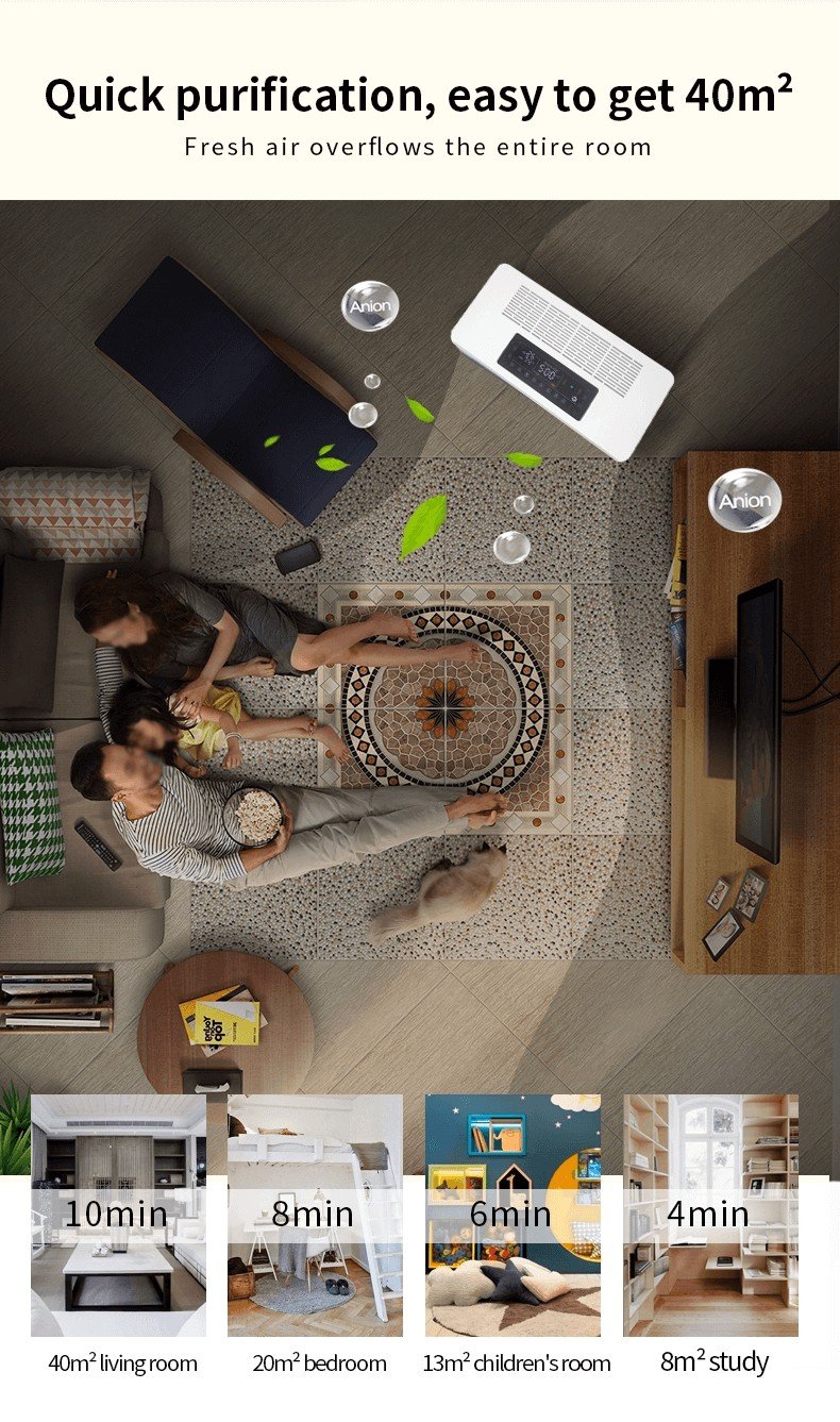 UVC Air purifier for commercial school hospital home office (24)