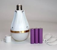 30 Watt Inverter Rechargeable Emergency LED Bulb Gold Ring For Home 30 Watt Inverter Rechargeable Emergency LED Bulb Gold Ring For Home