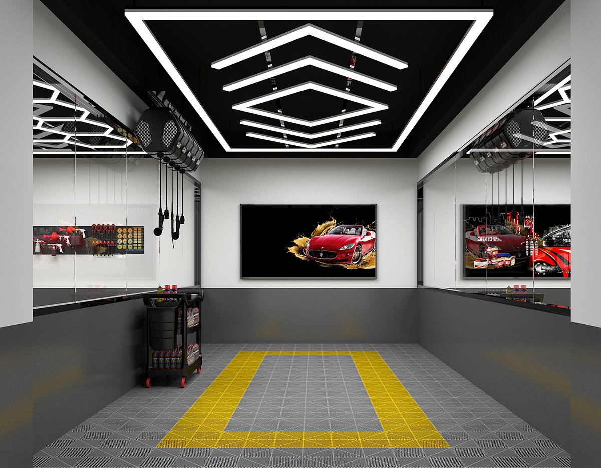 SS-DL-3018 Designer Lighting For Car Workshop