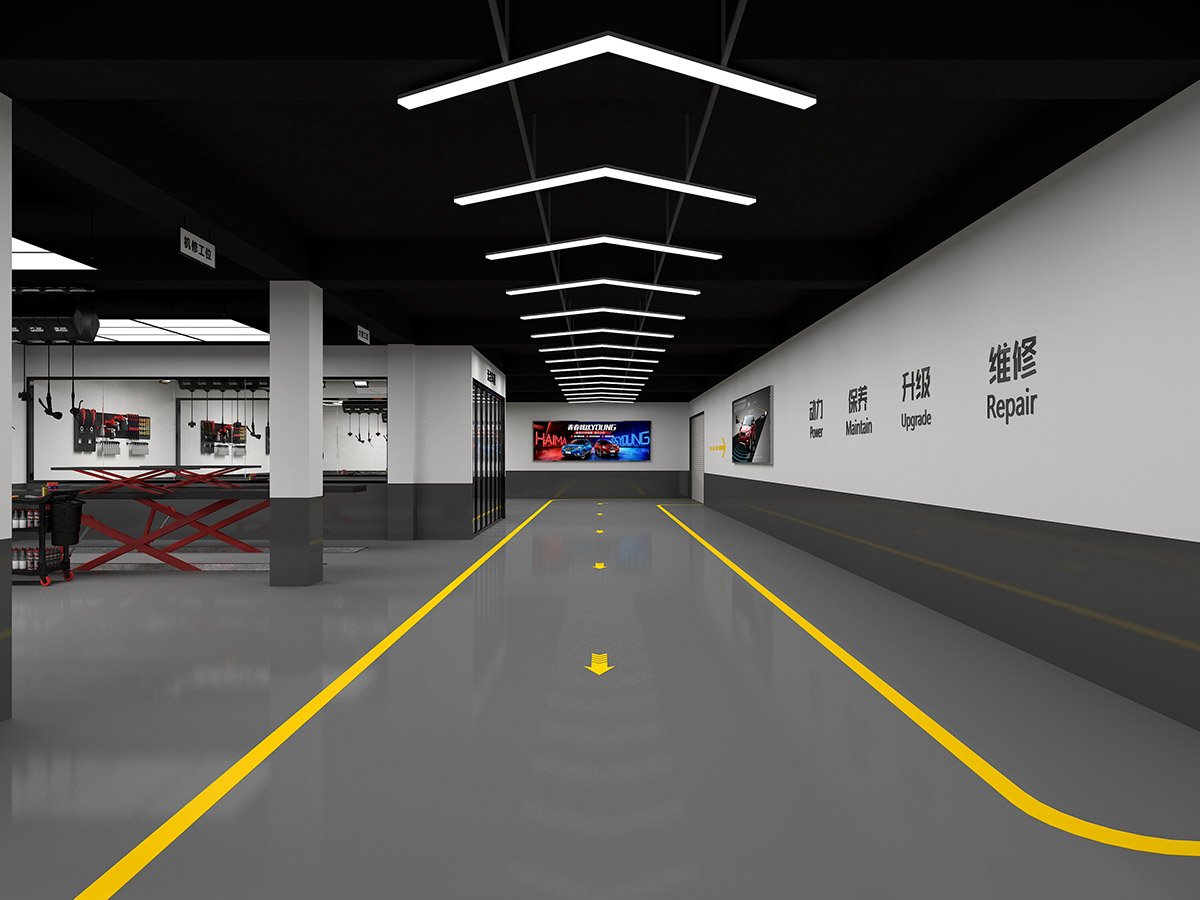 SS-DL-C205 Designer Lighting For Car Workshop