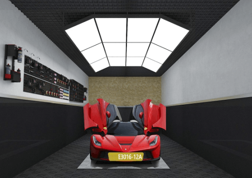 SS-BL-E3016-12A Soft Box Light For Car Detailing 