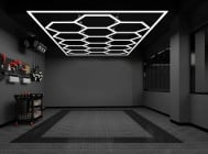 SS-HX-1028 Hexagon LED Car light, Detailing LED Light Honeycomb led light light fixture led work shop lighting